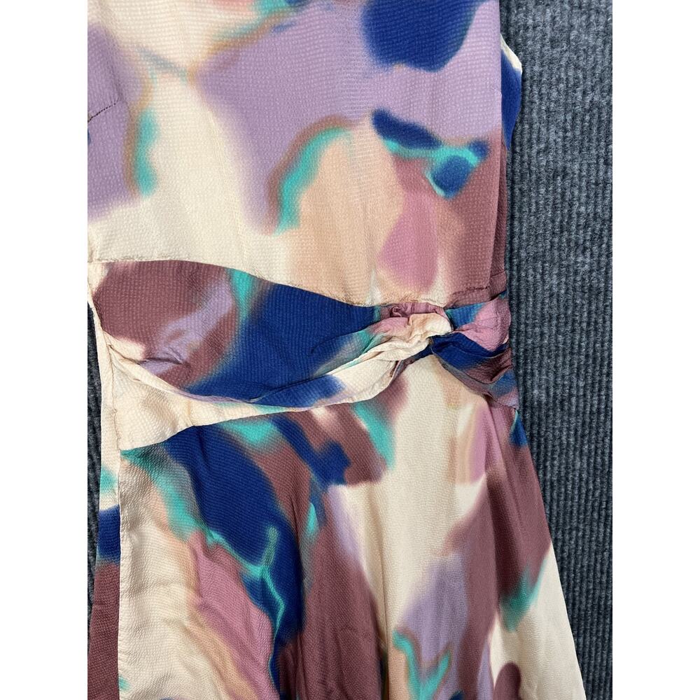 Tanya Taylor Cool Rose Christine Dress Womens 4 Multi Color Abstract Sleeveless - Picture 3 of 12